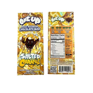 one up amanita magic mushroom chocolate bars salted caramelcopy.webp